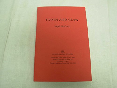 Stock image for Tooth and Claw for sale by Better World Books