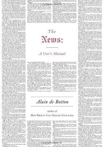 Imagen de archivo de The News: A User's Manual a la venta por SecondSale