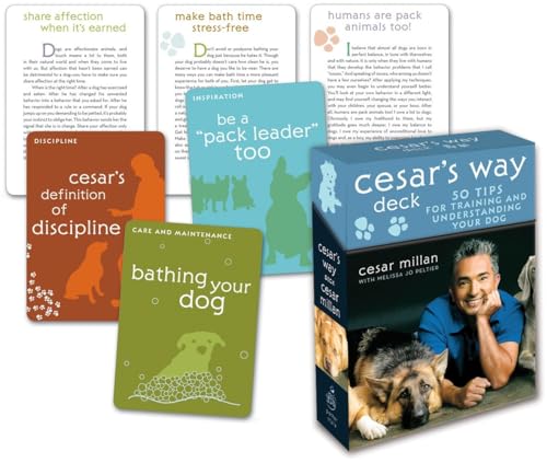 Imagen de archivo de Cesar's Way Deck: 50 Tips for Training and Understanding Your Dog a la venta por HPB-Emerald