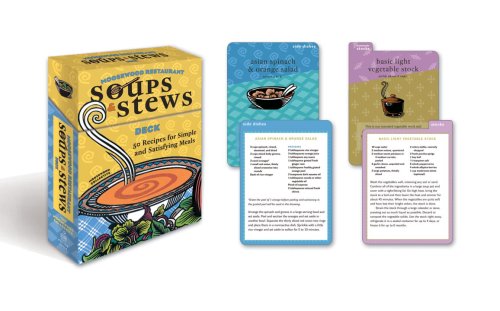 Beispielbild fr Moosewood Restaurant Soups and Stews Deck: 50 recipes for simple and satisfying meals zum Verkauf von HPB Inc.