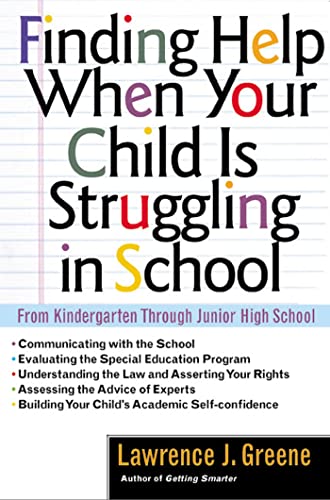 Beispielbild fr Finding Help When Your Child Is Struggling in School zum Verkauf von Robinson Street Books, IOBA