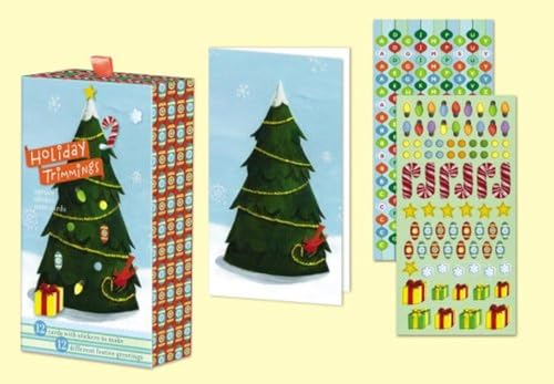 Spruce Holiday Sticker Note Cards (9780307451538) by Potter Style