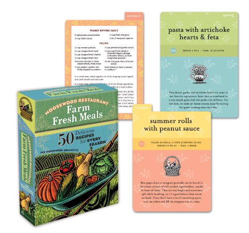 Beispielbild fr Moosewood Restaurant Farm Fresh Meals Deck: 50 Delicious Recipes for Every Season zum Verkauf von HPB-Emerald