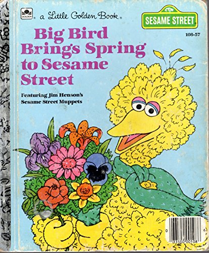 Imagen de archivo de Big Bird Brings Spring to Sesame Street (Little Golden Readers) a la venta por ThriftBooks-Atlanta