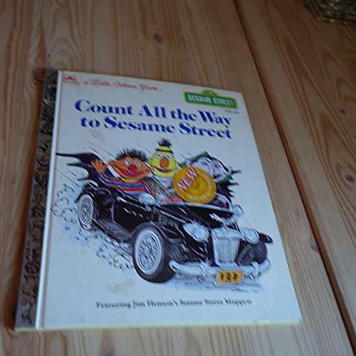 Imagen de archivo de Count All the Way to Sesame Street (Little Golden Reader) a la venta por Wonder Book