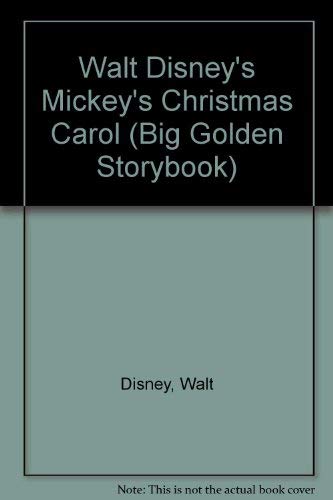 Stock image for Walt Disney's Mickey's Christmas Carol (Big Golden Storybook) for sale by Ergodebooks