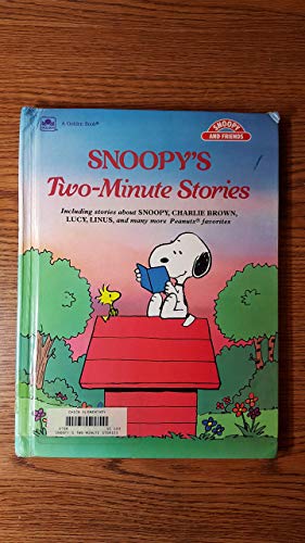 9780307621849: Snoopy's Two-Minute Stories (Golden Book Two-Minute Stories)