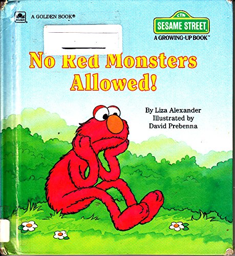 Imagen de archivo de No Red Monsters Allowed! (Sesame Street Growing Up Book) a la venta por ThriftBooks-Dallas