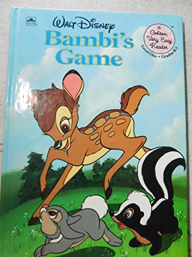 Beispielbild fr Bambi's Game : Level One - Grades K-1 (A Golden Very Easy Reader) Joan Phillips; Bill Langley and Diana Wakeman zum Verkauf von Vintage Book Shoppe