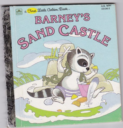 9780307681300: Barney's Sand Castle (First Little Golden Book)