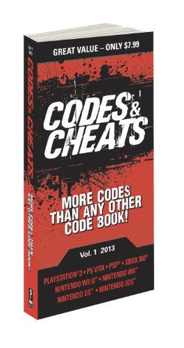 Beispielbild fr Codes and Cheats Vol. 1 2013 : Prima Game Guide zum Verkauf von Better World Books