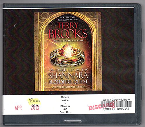 Bloodfire Quest: The Dark Legacy of Shannara (9780307913685) by Brooks, Terry