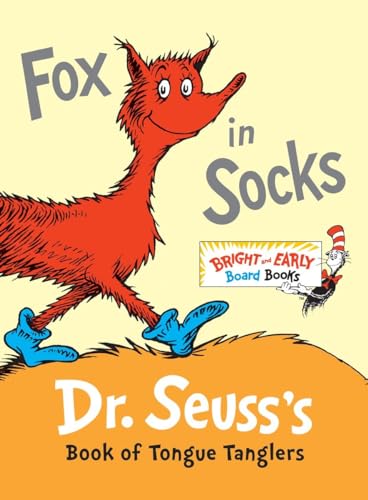 Beispielbild fr Fox in Socks: Dr. Seuss's Book of Tongue Tanglers (Bright & Early Board Books(TM)) zum Verkauf von Wonder Book