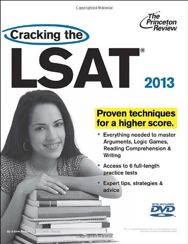 9780307944757: Cracking the LSAT with DVD, 2013 Edition (Graduate School Test Preparation)