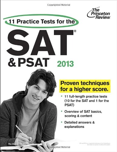 Stock image for 11 Practice Tests for the SAT and PSAT, 2013 Edition for sale by Better World Books