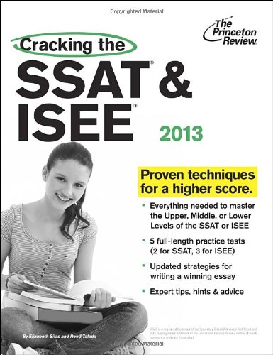 Stock image for Cracking the SSAT & ISEE for sale by ThriftBooks-Dallas