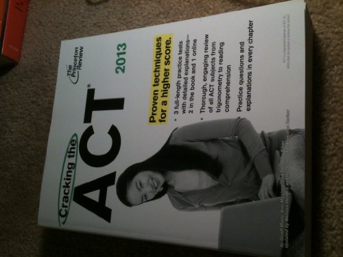 Imagen de archivo de Cracking the ACT, 2013 Edition a la venta por ThriftBooks-Dallas