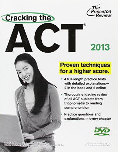 Beispielbild fr The Princeton Review Cracking the Act 2013 zum Verkauf von AwesomeBooks