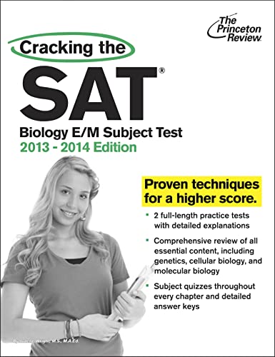 Beispielbild fr Cracking the SAT Biology E/M Subject Test, 2013-2014 Edition (College Test Preparation) zum Verkauf von SecondSale