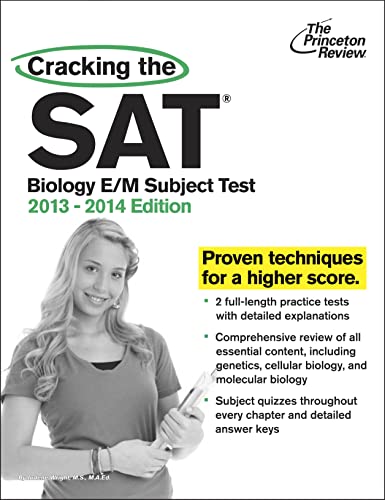 Imagen de archivo de Cracking the SAT Biology E/M Subject Test, 2013-2014 Edition (College Test Preparation) a la venta por Orion Tech