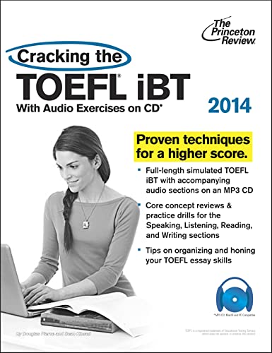 Imagen de archivo de Cracking the TOEFL Ibt 2014 (Cracking the Toefl Ibt (Book & CD)) a la venta por AwesomeBooks