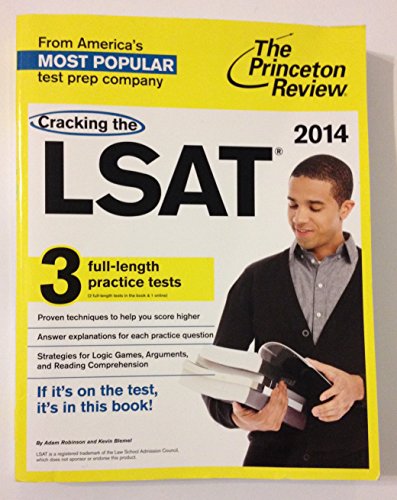 Cracking The LSAT 2013 Edition Graduate School Test Preparation