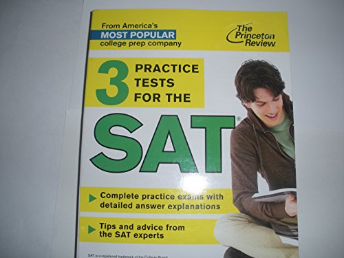 9780307946027: 3 Practice Tests for the SAT