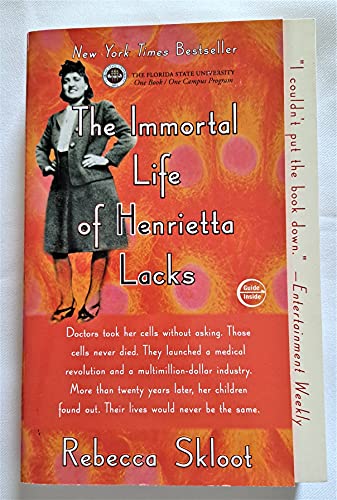 Stock image for The Immortal Life of Henrietta Lacks for sale by Better World Books