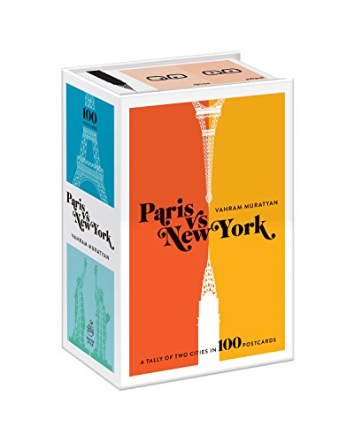 9780307955128: Paris Versus New York Postcard Box: A Tally of Two Cities in 100 Postcards