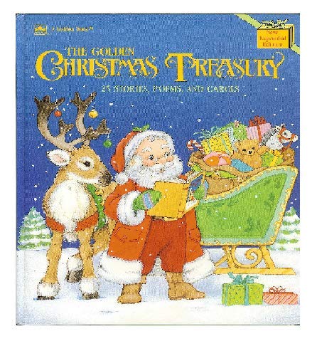 Imagen de archivo de The Golden Christmas Treasury: 25 Stories, Poems, and Carols a la venta por Gulf Coast Books