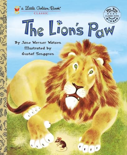 Imagen de archivo de The Lion's Paw (Little Golden Book) a la venta por Half Price Books Inc.