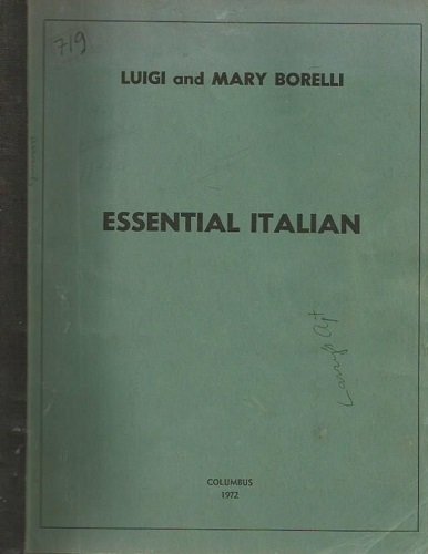 Beispielbild fr Essential Italian zum Verkauf von Better World Books