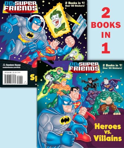 9780307976161: Heroes vs. Villains/Space Chase! (DC Super Friends) (Pictureback(R))