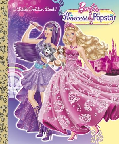 Beispielbild fr Princess and the Popstar Little Golden Book (Barbie) zum Verkauf von SecondSale