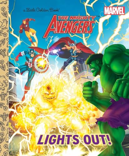 Beispielbild fr Lights Out! (Marvel: Mighty Avengers) (Little Golden Book) zum Verkauf von AwesomeBooks