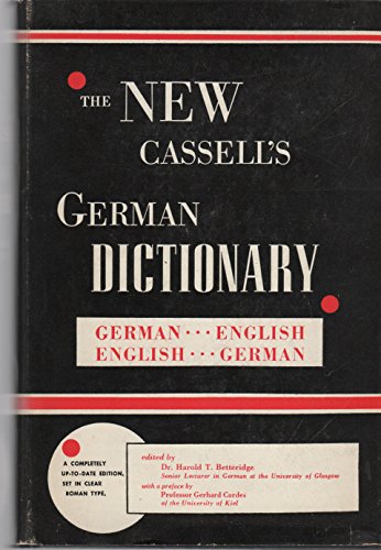 Imagen de archivo de The New Cassell's German Dictionary : German-English, English-German a la venta por Better World Books