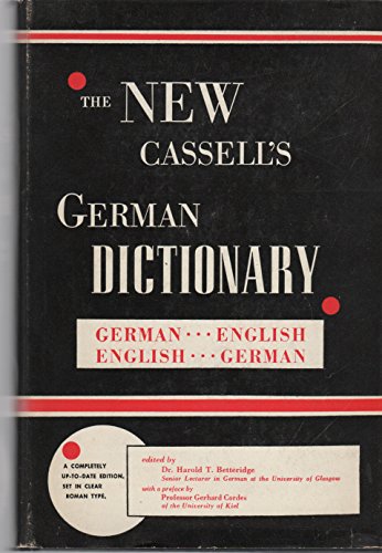 Stock image for The New Cassell's German Dictionary : German-English, English-German for sale by Better World Books