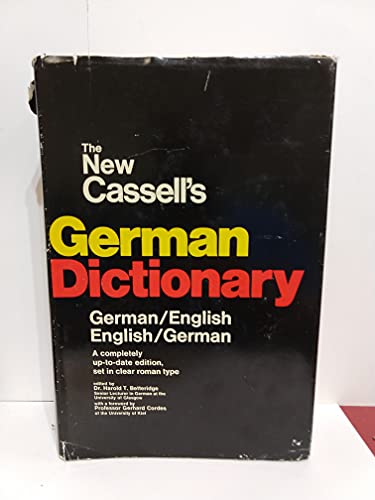 Imagen de archivo de The New Cassell's German Dictionary: German-English, English-German (English and German Edition) a la venta por ThriftBooks-Dallas