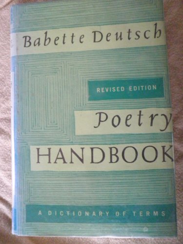 Stock image for Poetry handbook;: A dictionary of terms for sale by HPB-Emerald