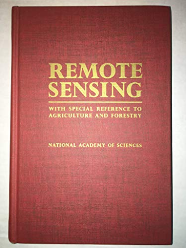 Imagen de archivo de Remote Sensing with Special Reference to Agriculture and Forestry a la venta por Better World Books