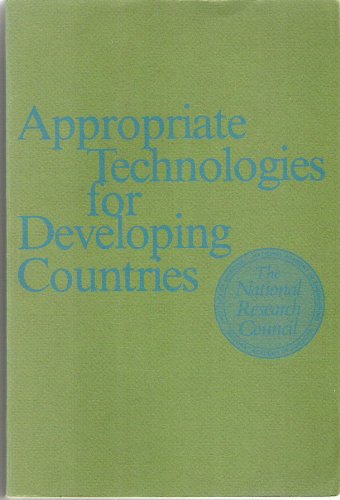 Stock image for Appropriate Technologies for Developing Countries for sale by Better World Books: West