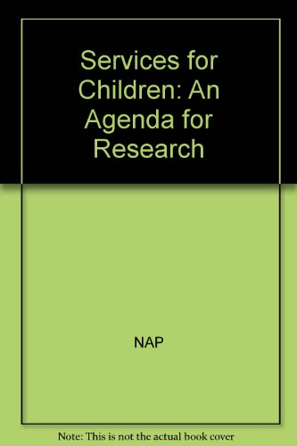 Stock image for Services for Children : An Agenda for Research for sale by Better World Books