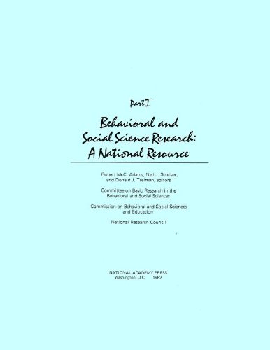 9780309032780: Behavioral and Social Science Research: A National Resource, Part 1: A National Resource, Part I