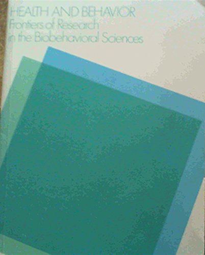 9780309032797: National Academy Press ∗health∗ & Behavior – Front Iersof Research In The Biobehavioral Scienc