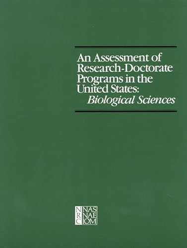 An Assessment of Research-Doctorate Programs in the United States: Biological Sciences (9780309033404) by Social Science Research Council; National Research Council; American Council On Education; American Council Of Learned Societies