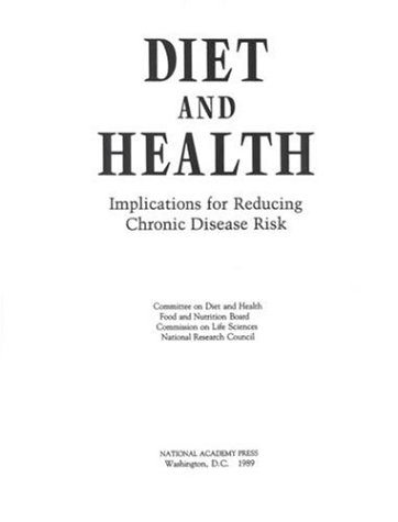 9780309039949: Diet and Health: Implications for Reducing Chronic Disease Risk