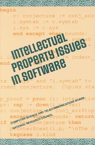 Stock image for Intellectual Property Issues in Software (Photocopy Only) for sale by Wonder Book