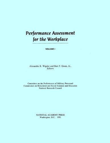 Beispielbild fr Performance Assessment for the Workplace Vol 1 zum Verkauf von medimops