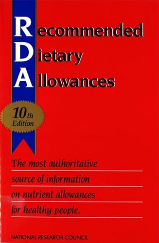 Beispielbild fr Recommended Dietary Allowances zum Verkauf von Better World Books: West