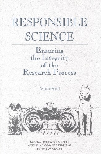 Imagen de archivo de Responsible Science Vol. I : Ensuring the Integrity of the Research Process a la venta por Better World Books